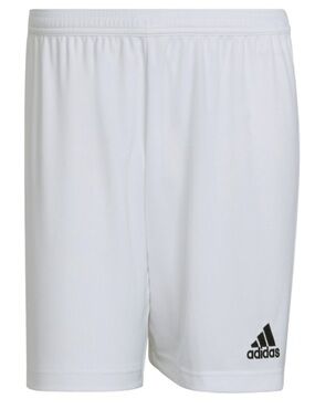 adidas Men’s Shorts Large Entrada 22 Athletic White Shorts Elastic Waist A4